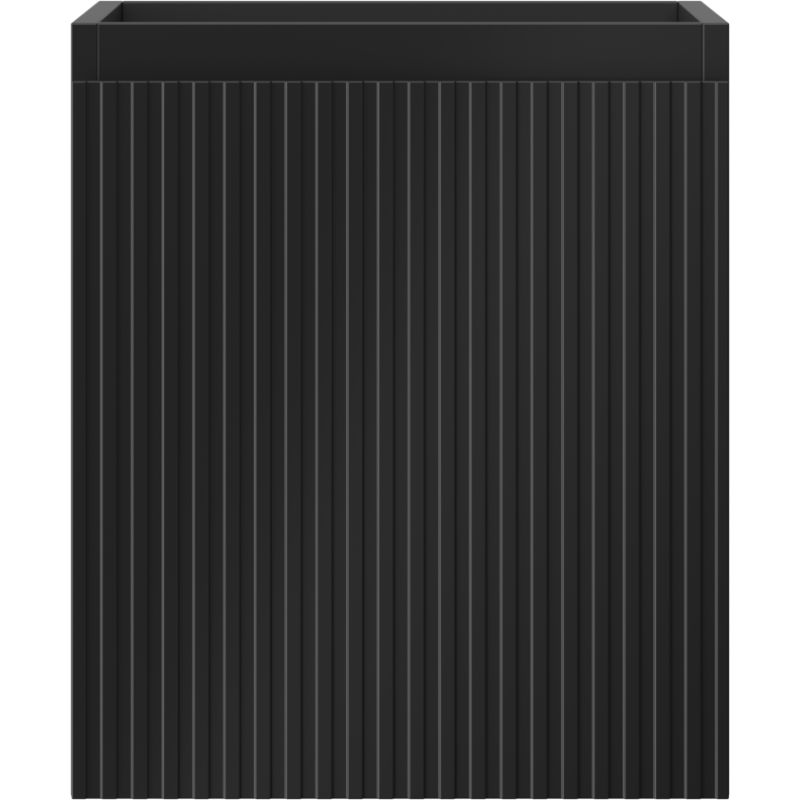 Mexen Rivel kúpeľňová skrinka pod umývadlo 40 cm, 1 zásuvka, ryhovaná, čierna matná - 91A20-04047-1-BF71