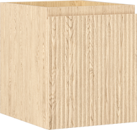 Mexen Rivel kúpeľňová skrinka pod umývadlo 40 cm, 1 zásuvka, drážkovaná, dub - 91A20-04047-1-BF81