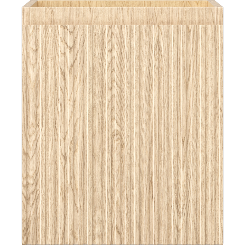 Mexen Rivel kúpeľňová skrinka pod umývadlo 40 cm, 1 zásuvka, drážkovaná, dub - 91A20-04047-1-BF81