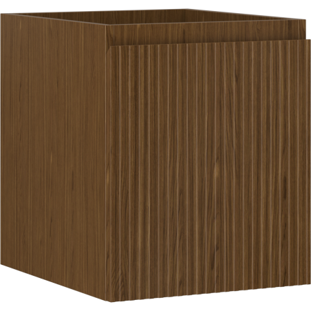 Mexen Rivel kúpeľňová skrinka pod umývadlo 40 cm, 1 zásuvka, ryhovaná, orech - 91A20-04047-1-BF86