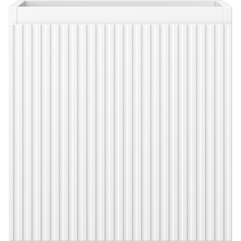 Mexen Rivel kúpeľňová skrinka pod umývadlo 45 cm, 1 zásuvka, ryhovaná, biela matná - 91A20-04547-1-BF01