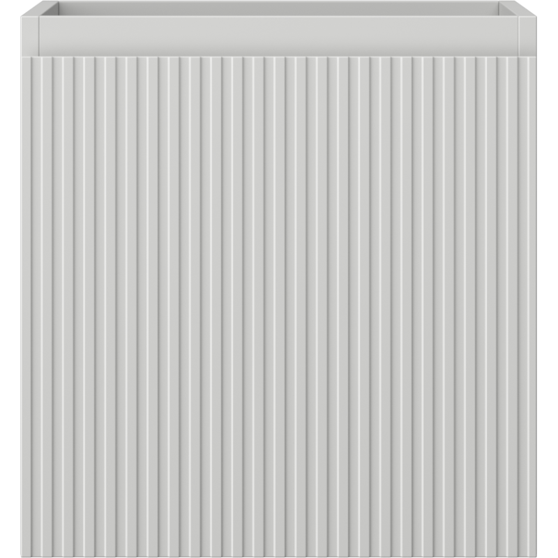 Mexen Rivel kúpeľňová skrinka pod umývadlo 45 cm, 1 zásuvka, ryhovaná, sivá matná - 91A20-04547-1-BF62