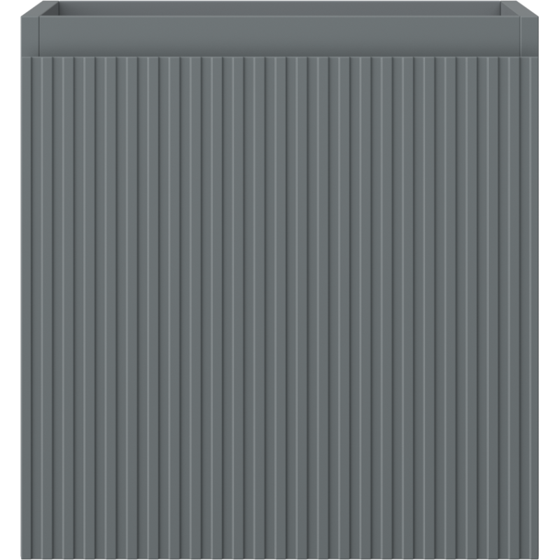 Mexen Rivel kúpeľňová skrinka pod umývadlo 45 cm, 1 zásuvka, drážkovaná, grafit mat - 91A20-04547-1-BF66