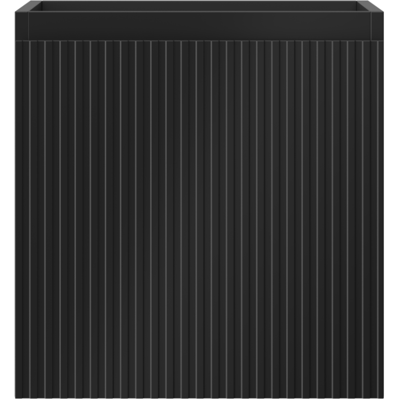 Mexen Rivel kúpeľňová skrinka pod umývadlo 45 cm, 1 zásuvka, ryhovaná, čierna matná - 91A20-04547-1-BF71