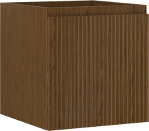 Mexen Rivel kúpeľňová skrinka pod umývadlo 45 cm, 1 zásuvka, ryhovaná, orech - 91A20-04547-1-BF86