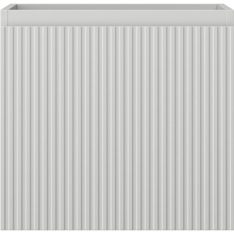 Mexen Rivel kúpeľňová skrinka pod umývadlo 50 cm, 1 zásuvka, ryhovaná, sivý mat - 91A20-05047-1-BF62