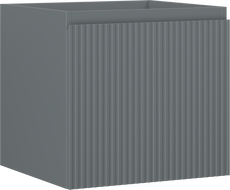 Mexen Rivel kúpeľňová skrinka pod umývadlo 50 cm, 1 zásuvka, drážkovaná, grafit mat - 91A20-05047-1-BF66