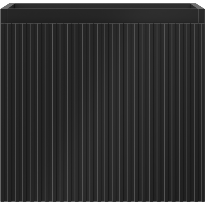 Mexen Rivel kúpeľňová skrinka pod umývadlo 50 cm, 1 zásuvka, ryhovaná, čierna matná - 91A20-05047-1-BF71