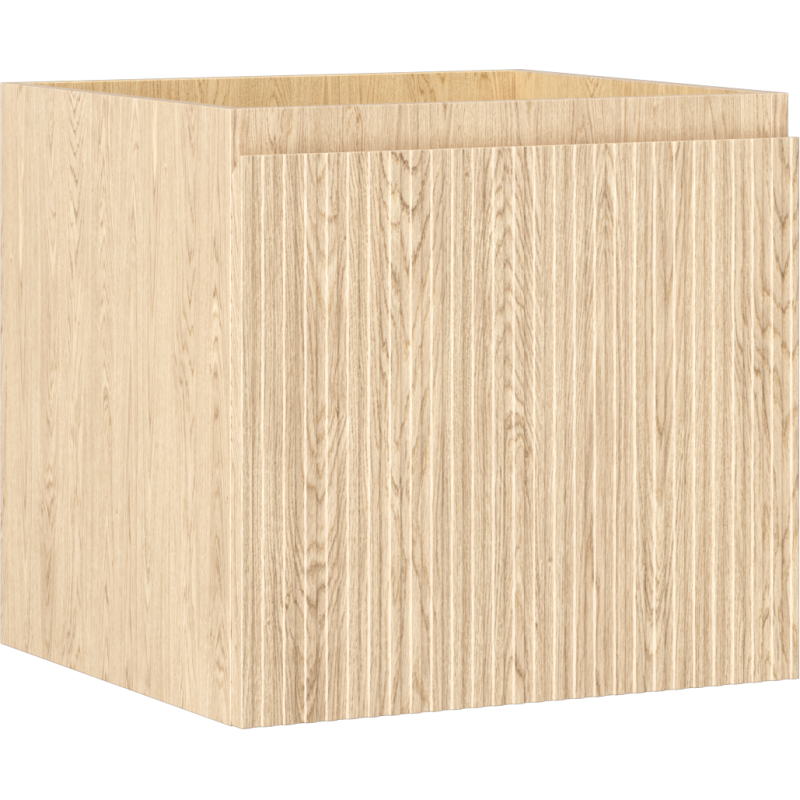 Mexen Rivel kúpeľňová skrinka pod umývadlo 50 cm, 1 zásuvka, ryhovaná, dub - 91A20-05047-1-BF81