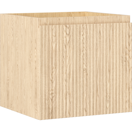 Mexen Rivel kúpeľňová skrinka pod umývadlo 50 cm, 1 zásuvka, ryhovaná, dub - 91A20-05047-1-BF81