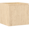 Mexen Rivel kúpeľňová skrinka pod umývadlo 50 cm, 1 zásuvka, drážkovaná, dub - 91A20-05047-1-BF81