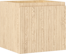 Mexen Rivel kúpeľňová skrinka pod umývadlo 50 cm, 1 zásuvka, drážkovaná, dub - 91A20-05047-1-BF81