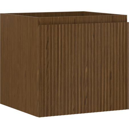 Mexen Rivel kúpeľňová skrinka pod umývadlo 50 cm, 1 zásuvka, ryhovaná, orech - 91A20-05047-1-BF86