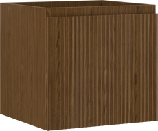 Mexen Rivel kúpeľňová skrinka pod umývadlo 50 cm, 1 zásuvka, ryhovaná, orech - 91A20-05047-1-BF86