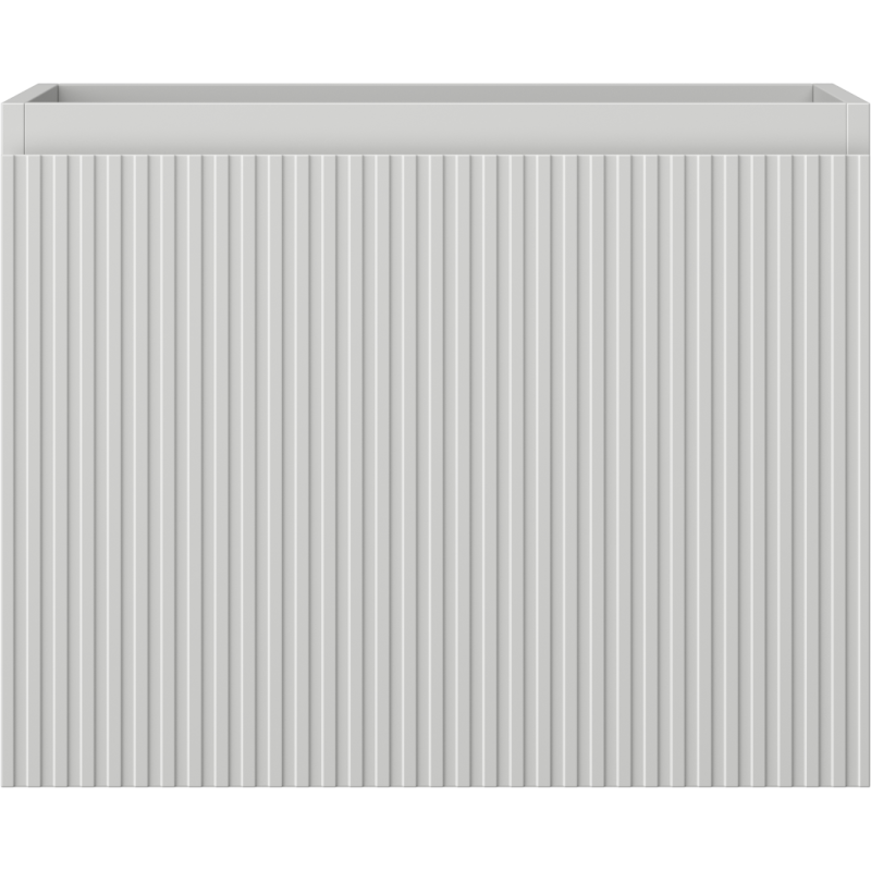 Mexen Rivel skrinka pod umývadlo 60 cm, 1 zásuvka, ryhovaná, sivá matná - 91A20-06047-1-BF62