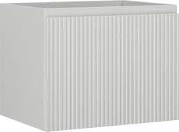 Mexen Rivel skrinka pod umývadlo 60 cm, 1 zásuvka, ryhovaná, sivá matná - 91A20-06047-1-BF62
