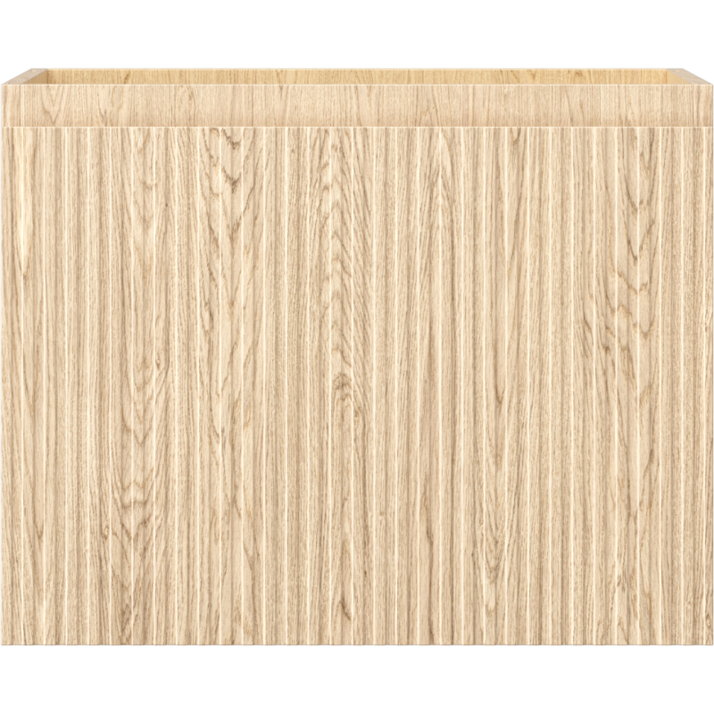Mexen Rivel kúpeľňová skrinka pod umývadlo 60 cm, 1 zásuvka, drážkovaná, dub - 91A20-06047-1-BF81