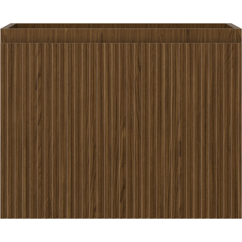 Mexen Rivel kúpeľňová skrinka pod umývadlo 60 cm, 1 zásuvka, drážkovaná, orech - 91A20-06047-1-BF86