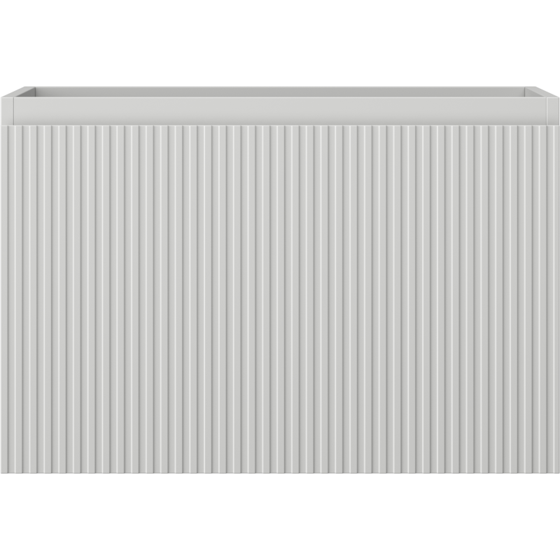 Mexen Rivel kúpeľňová skrinka pod umývadlo 70 cm, 1 zásuvka, ryhovaná, sivá matná - 91A20-07047-1-BF62