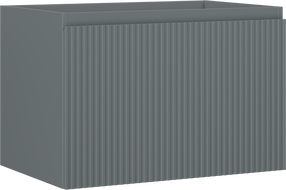 Mexen Rivel kúpeľňová skrinka pod umývadlo 70 cm, 1 zásuvka, ryhovaná, grafit mat - 91A20-07047-1-BF66
