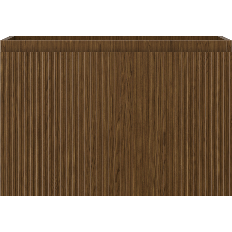 Mexen Rivel kúpeľňová skrinka pod umývadlom 70 cm, 1 zásuvka, ryhovaná, orech - 91A20-07047-1-BF86