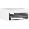 Mexen Box-A korpus skrinky pod umývadlo 50 cm, 1 zásuvka, biely mat - 91AX0-0500-235-1-01