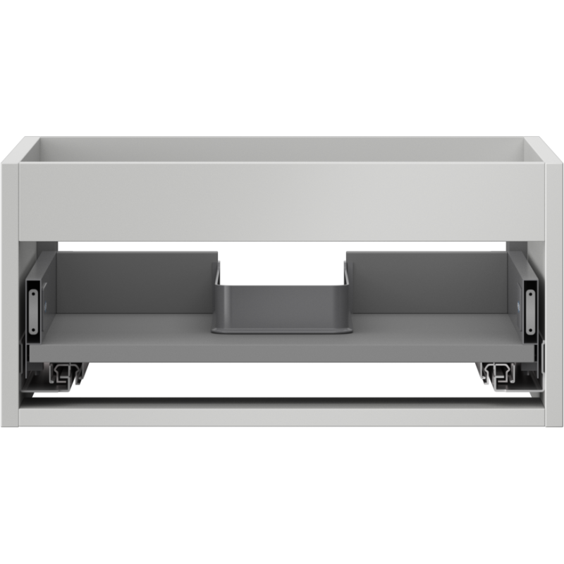 Mexen Box-A skriňa pod umývadlo 50 cm, 1 zásuvka, sivý mat - 91AX0-0500-235-1-62