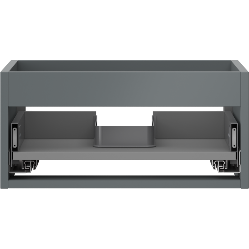 Mexen Box-A korpus skrinky pod umývadlo 50 cm, 1 zásuvka, grafit mat - 91AX0-0500-235-1-66