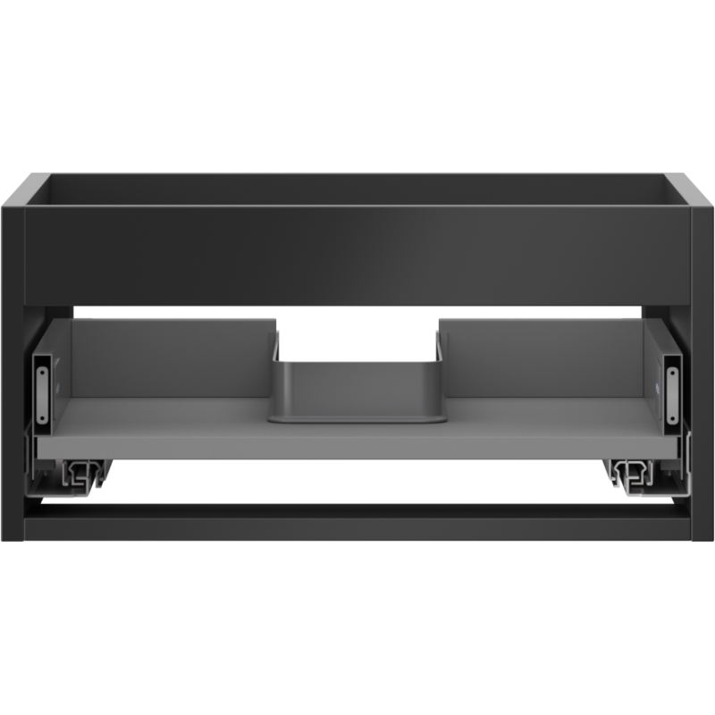 Mexen Box-A korpus skrinky pod umývadlo 50 cm, 1 zásuvka, čierny mat - 91AX0-0500-235-1-71