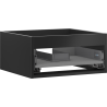 Mexen Box-A korpus skrinky pod umývadlo 50 cm, 1 zásuvka, čierny mat - 91AX0-0500-235-1-71