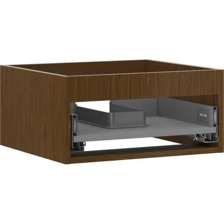 Mexen Box-A skrinka pod umývadlo 50 cm, 1 zásuvka, orech - 91AX0-0500-235-1-86