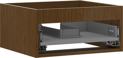 Mexen Box-A skrinka pod umývadlo 50 cm, 1 zásuvka, orech - 91AX0-0500-235-1-86
