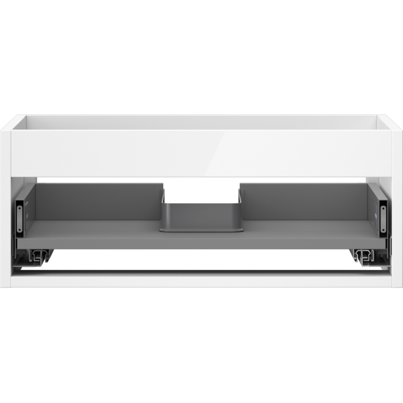 Mexen Box-A korpus skrinky pod umývadlo 60 cm, 1 zásuvka, biely lesk - 91AX0-0600-235-1-00