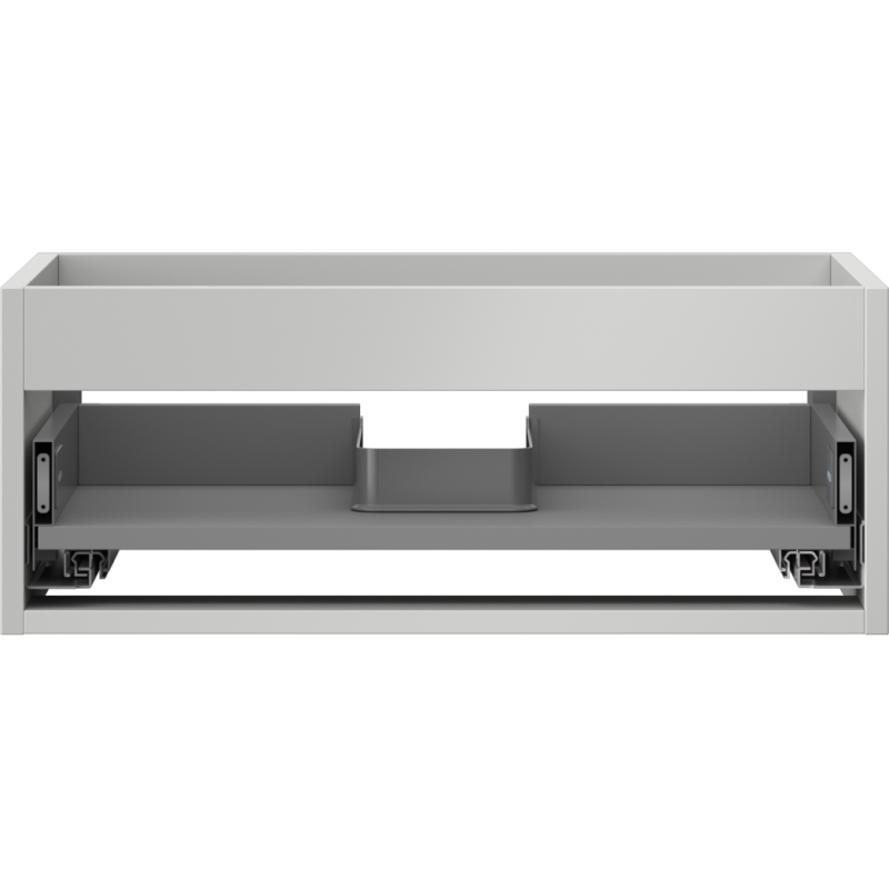 Mexen Box-A korpus skrinky pod umývadlo 60 cm, 1 zásuvka, sivý mat - 91AX0-0600-235-1-62