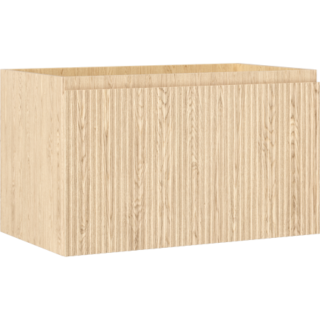 Mexen Rivel kúpeľňová skrinka pod umývadlo 80 cm, 1 zásuvka, ryhovaná, dub - 91A20-08047-1-BF81