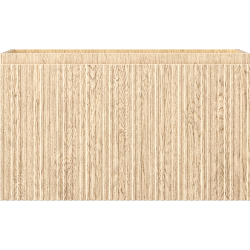 Mexen Rivel kúpeľňová skrinka pod umývadlo 80 cm, 1 zásuvka, ryhovaná, dub - 91A20-08047-1-BF81