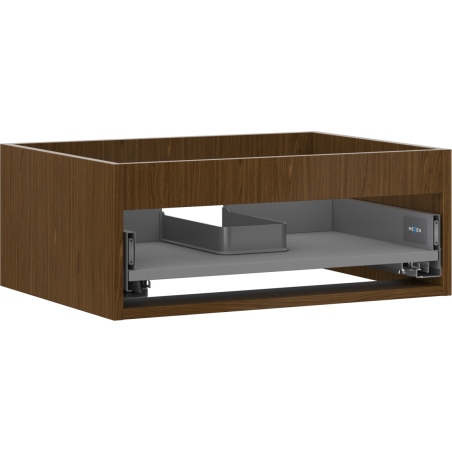 Mexen Box-A skrinka pod umývadlo 60 cm, 1 zásuvka, orech - 91AX0-0600-235-1-86