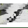 Mexen Stone+ kompozitná štvorcová sprchová vanička 130 x 90 cm, Antracit - 44719013