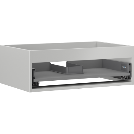 Mexen Box-A korpus skrinky pod umývadlo 70 cm, 1 zásuvka, sivý mat - 91AX0-0700-235-1-62