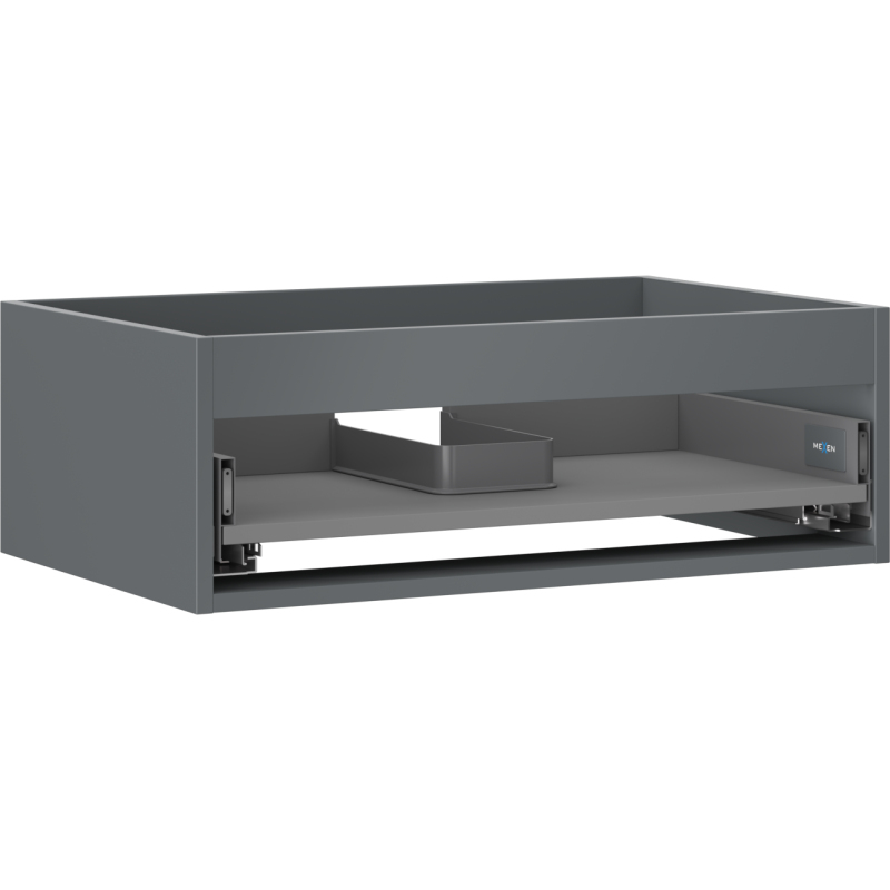 Mexen Box-A korpus skrinky pod umývadlo 70 cm, 1 zásuvka, grafit matný - 91AX0-0700-235-1-66
