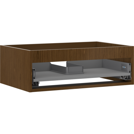 Mexen Box-A korpus skrinky pod umývadlo 70 cm, 1 zásuvka, orech - 91AX0-0700-235-1-86