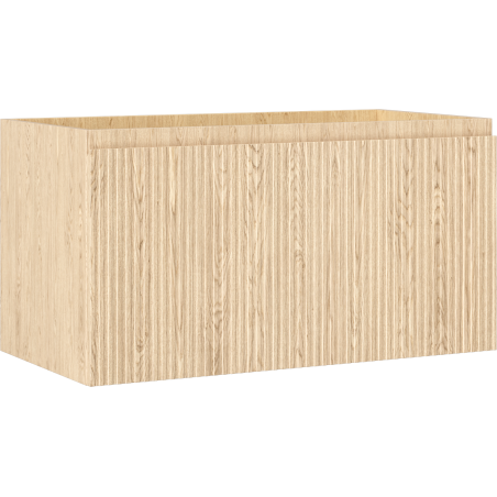 Mexen Rivel kúpeľňová skrinka na umývadlo 90 cm, 1 zásuvka, ryhovaná, dub - 91A20-09047-1-BF81
