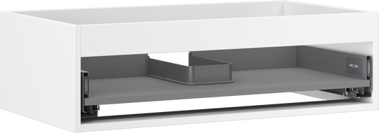 Mexen Box-A korpus skrinky pod umývadlo 80 cm, 1 zásuvka, biely mat - 91AX0-0800-235-1-01