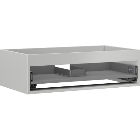 Mexen Box-A korpus skrinky pod umývadlo 80 cm, 1 zásuvka, sivý mat - 91AX0-0800-235-1-62