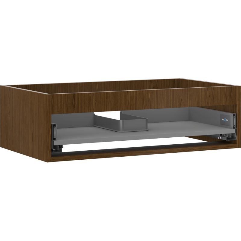 Mexen Box-A korpus skrinky pod umývadlo 80 cm, 1 zásuvka, orech - 91AX0-0800-235-1-86