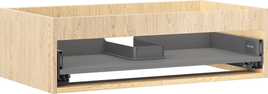 Mexen Box-A korpus skrinky pod umývadlo 80 cm, 1 zásuvka, dub - 91AX0-0800-235-1-81