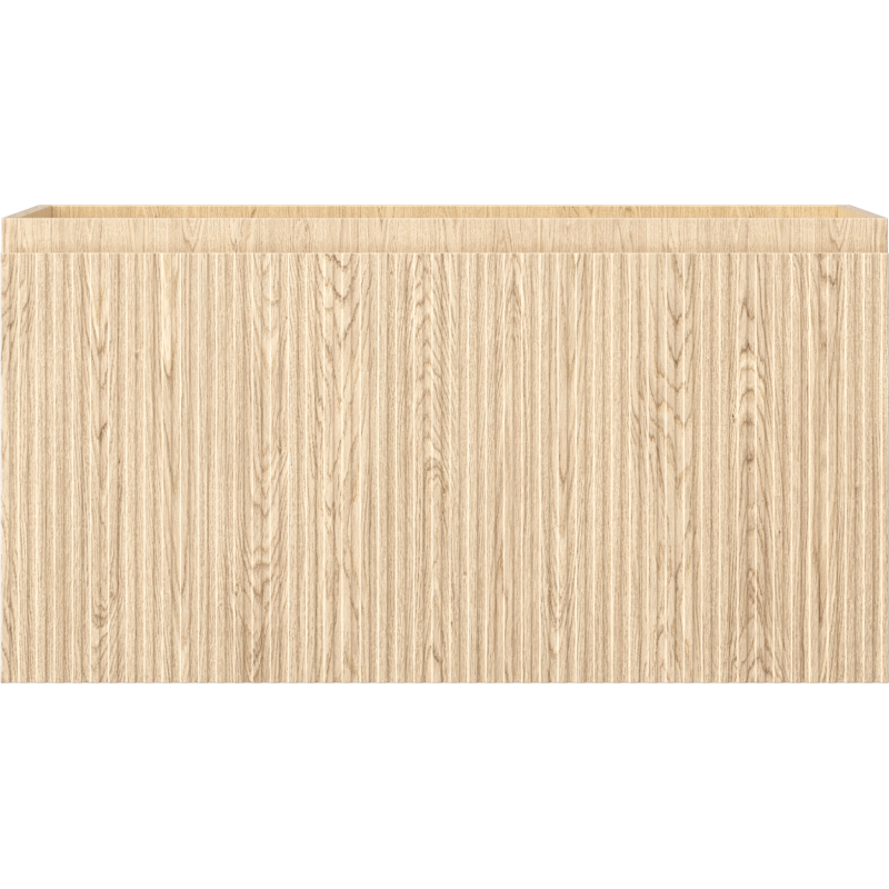 Mexen Rivel kúpeľňová skrinka pod umývadlo 90 cm, 1 zásuvka, ryhovaná, dub - 91A20-09047-1-BF81