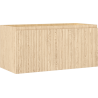 Mexen Rivel kúpeľňová skrinka pod umývadlo 100 cm, 1 zásuvka, drážkovaná, dub - 91A20-10047-1-BF81