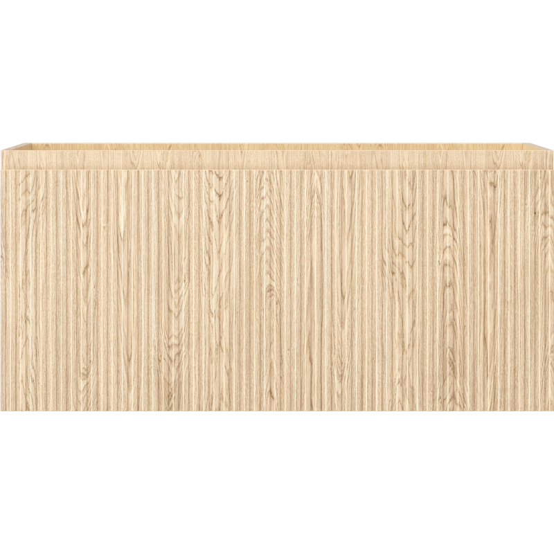 Mexen Rivel kúpeľňová skrinka pod umývadlo 100 cm, 1 zásuvka, ryhovaná, dub - 91A20-10047-1-BF81