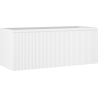 Mexen Rivel kúpeľňová skrinka pod umývadlo 120 cm, 1 zásuvka, ryhovaná, biela mat - 91A20-12047-1-BF01
